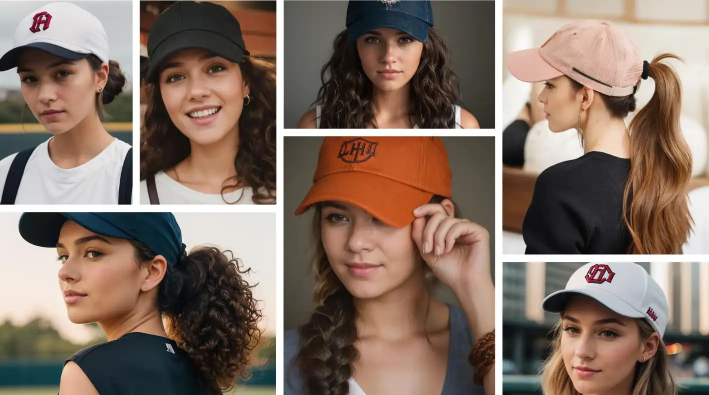 baseball cap hairstyles