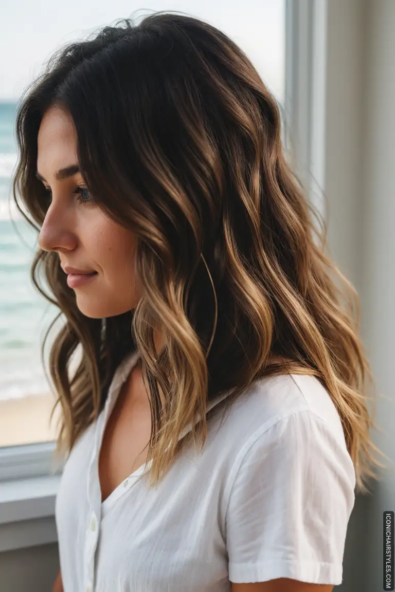 beach waves hairstyles