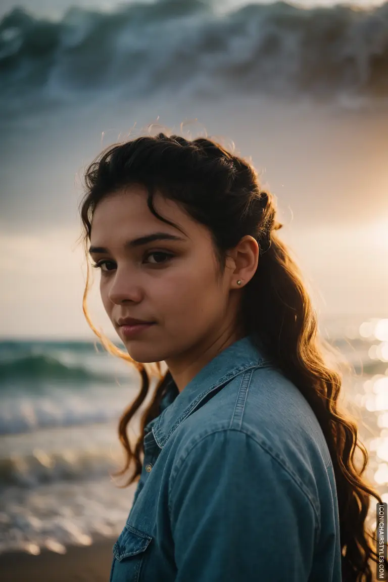 beach waves hairstyles