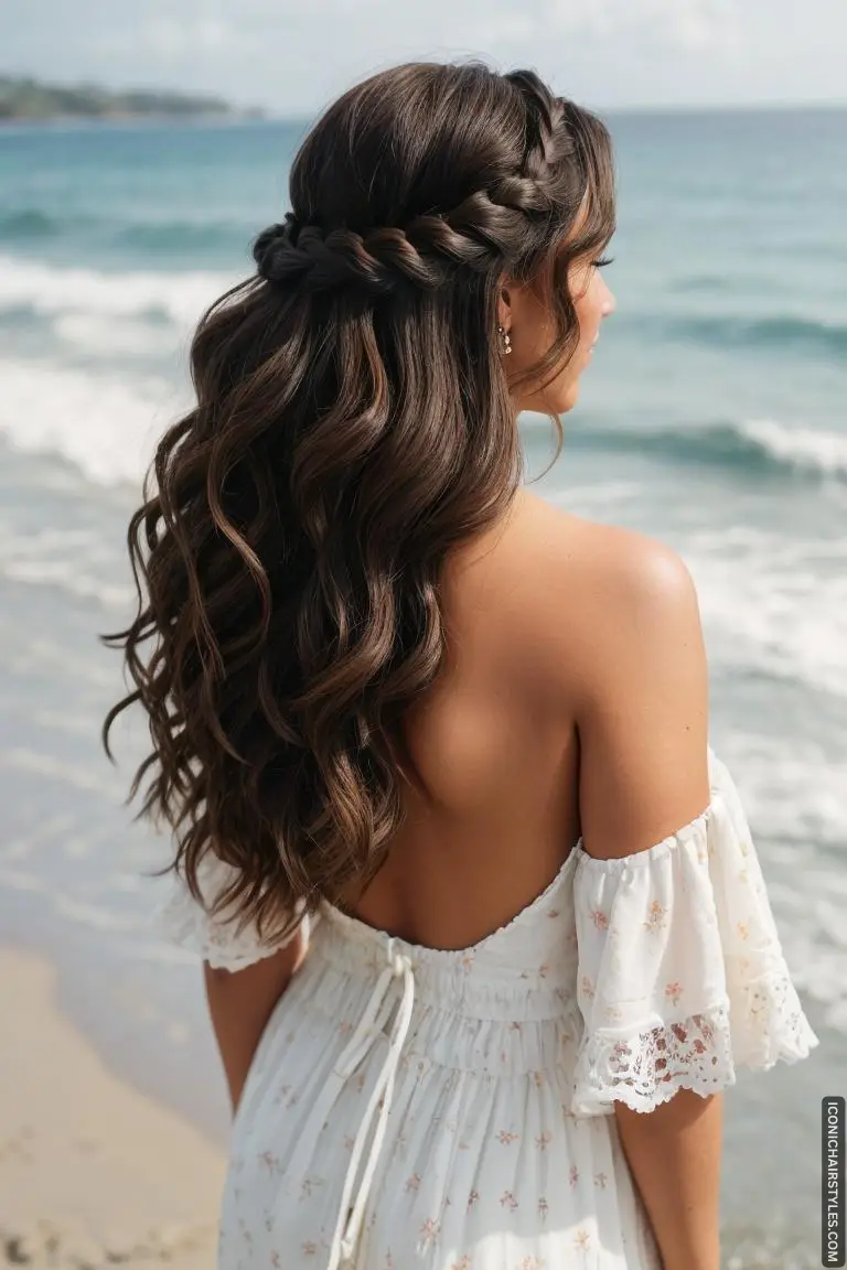 beach waves hairstyles