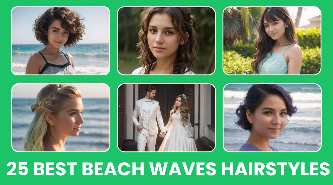 beach waves hairstyles