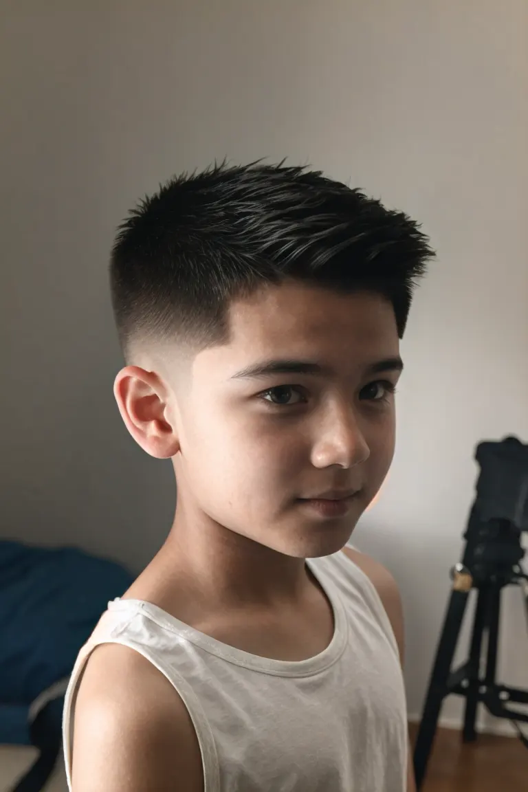 boys summer haircut