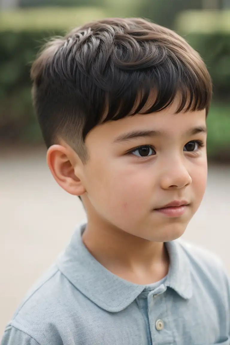 boys summer haircut