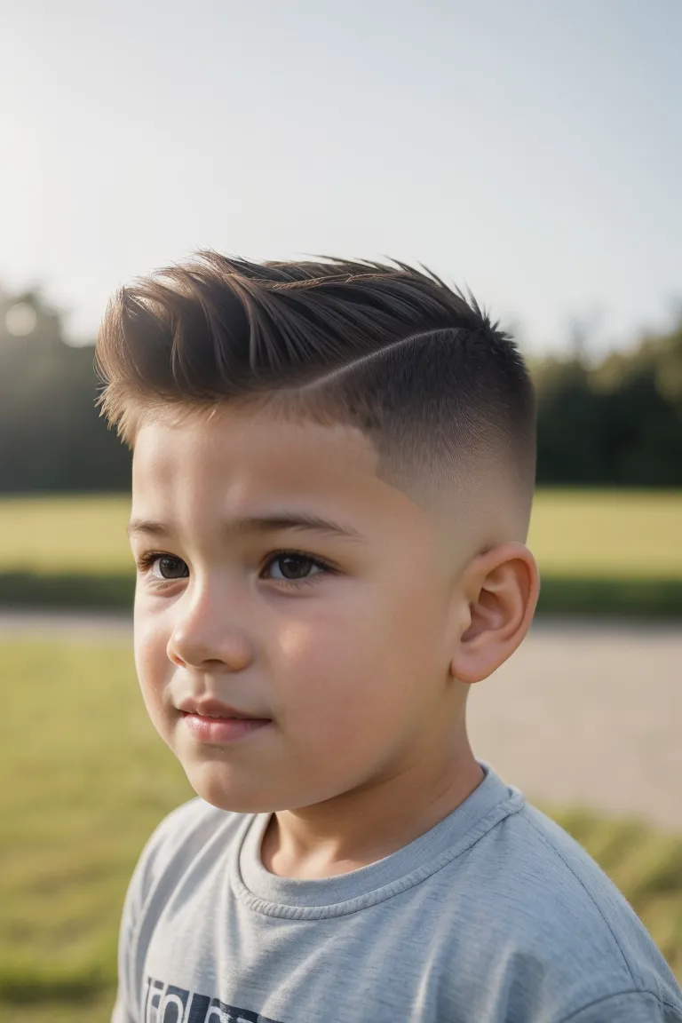 boys summer haircut