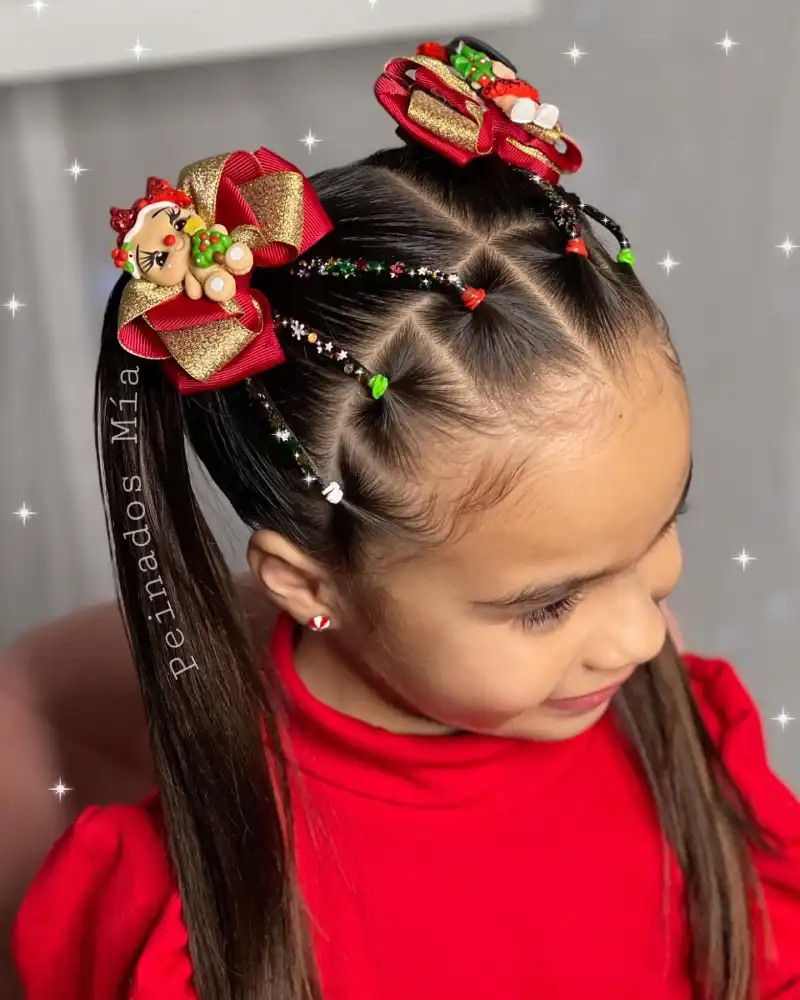 christmas hairstyles for kids