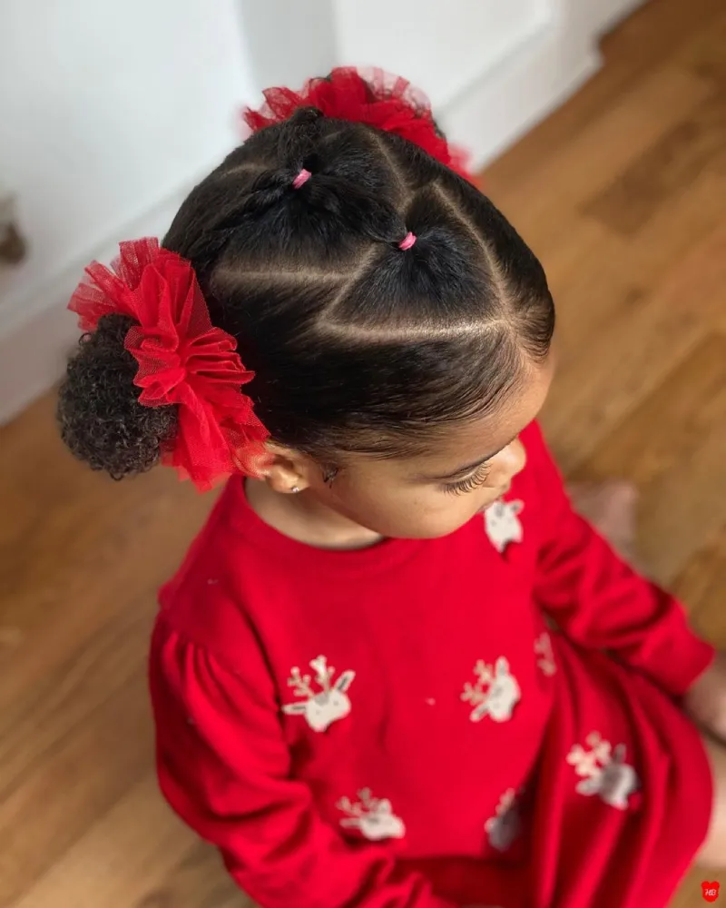 christmas hairstyles for kids