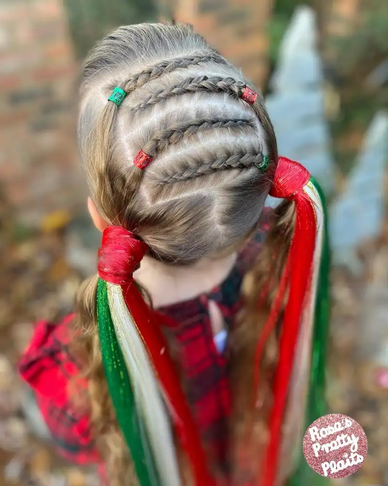 christmas hairstyles for kids