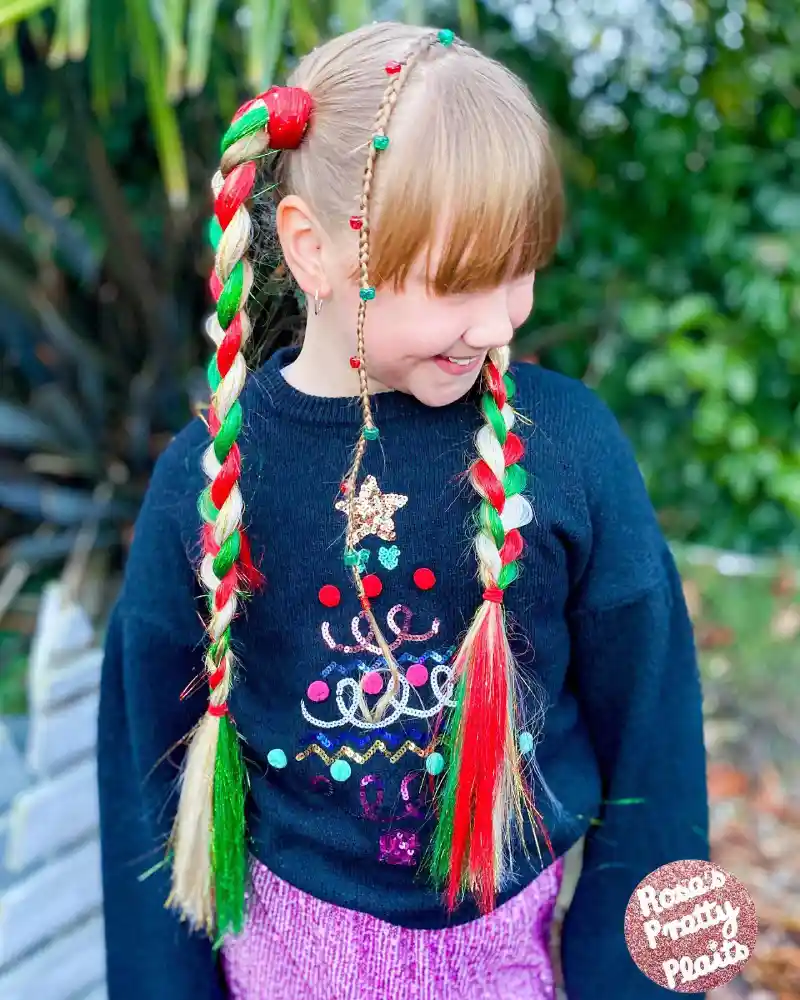 christmas hairstyles for kids