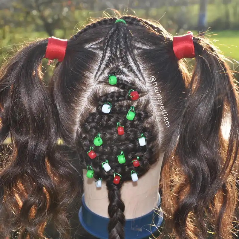 christmas hairstyles for kids