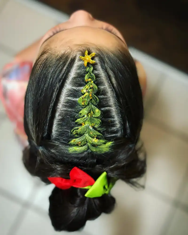 christmas hairstyles for kids