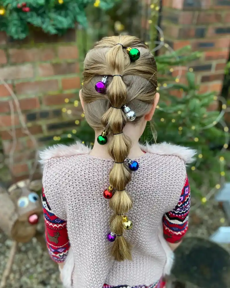 christmas hairstyles for kids