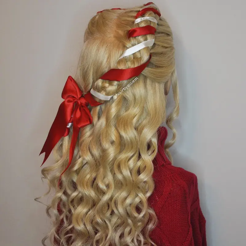 christmas hairstyles for kids