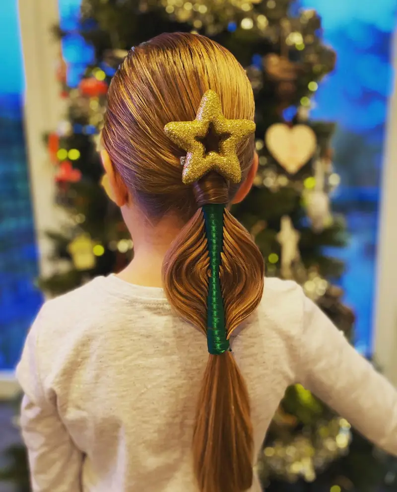 christmas hairstyles for kids