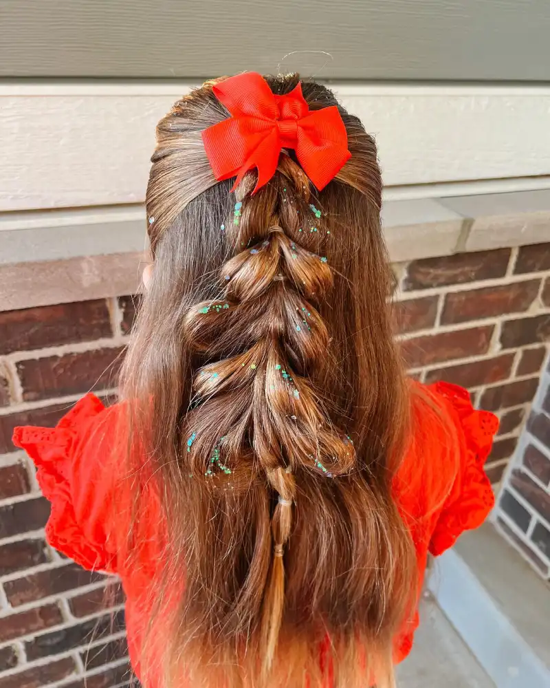 christmas hairstyles for kids