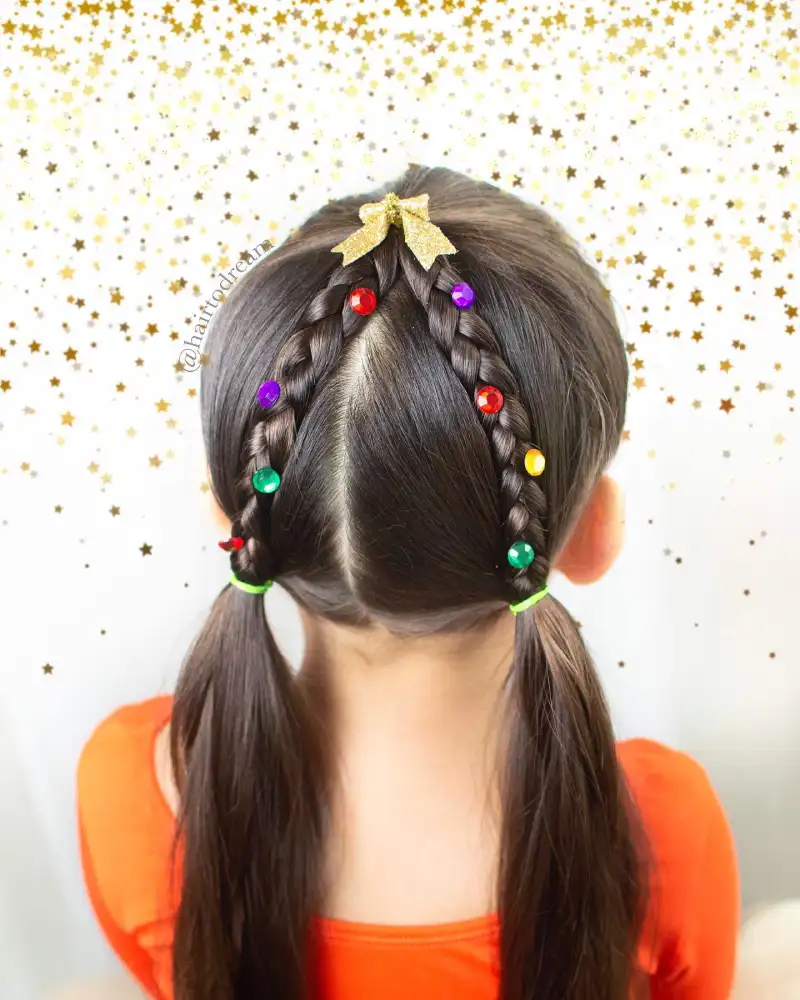 christmas hairstyles for kids