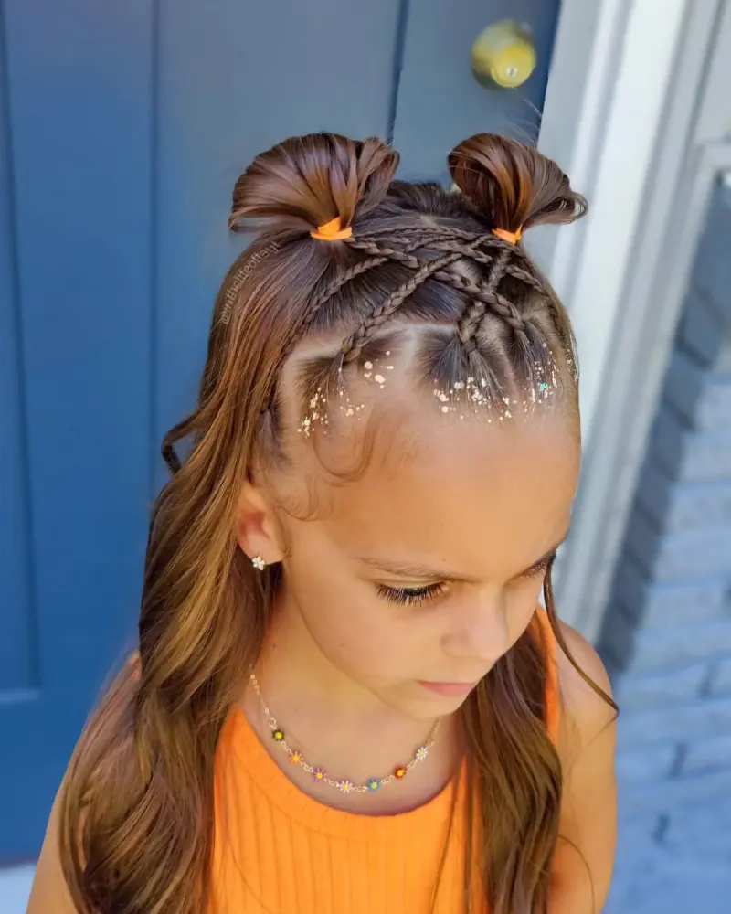 christmas hairstyles for kids