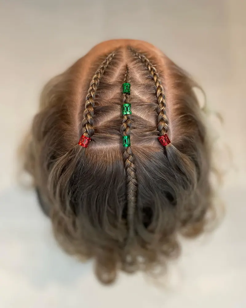 christmas hairstyles for kids