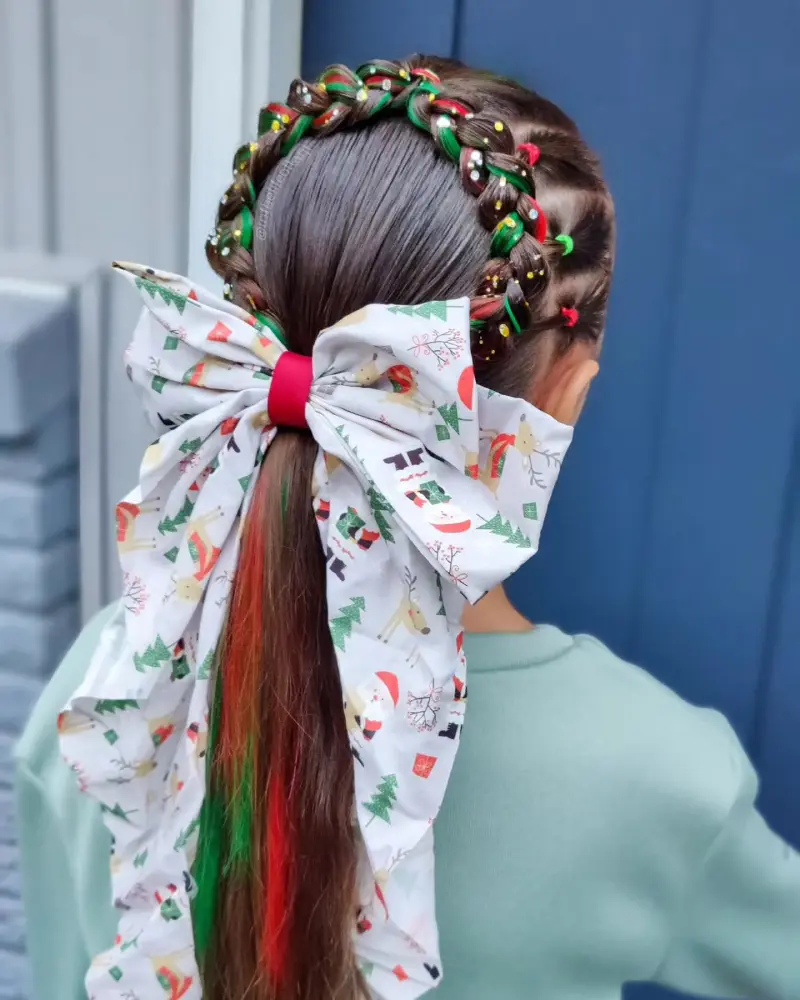 christmas hairstyles for kids