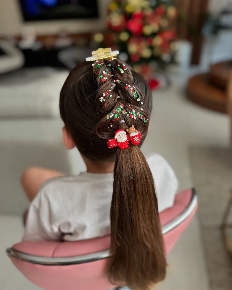 christmas hairstyles for kids