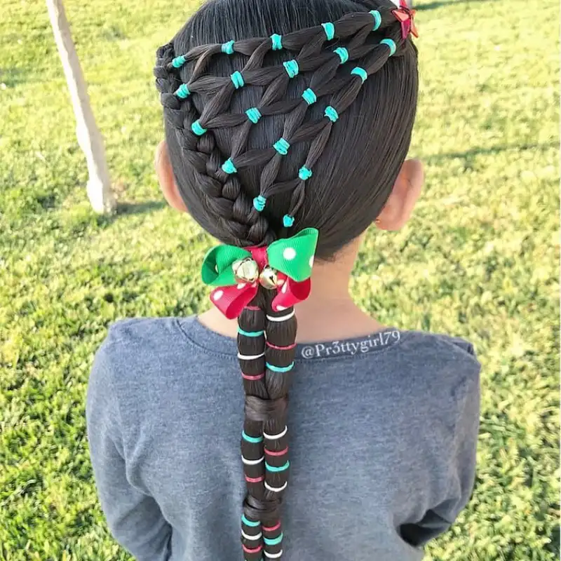 christmas hairstyles for kids