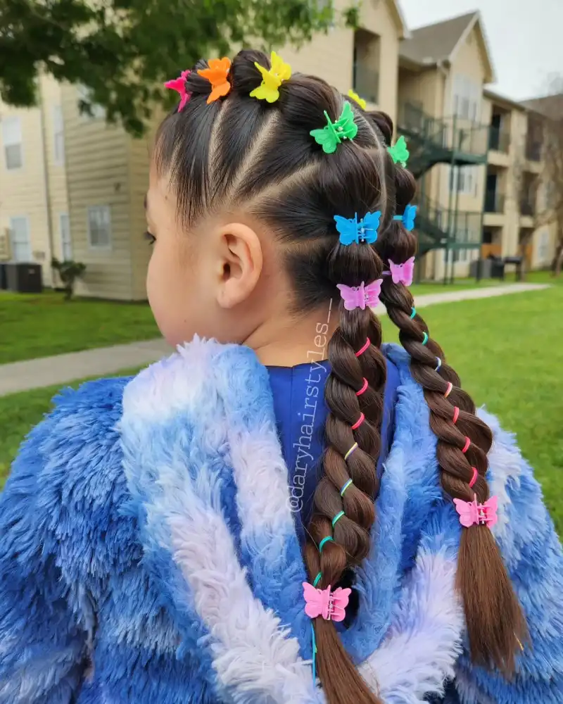 christmas hairstyles for kids