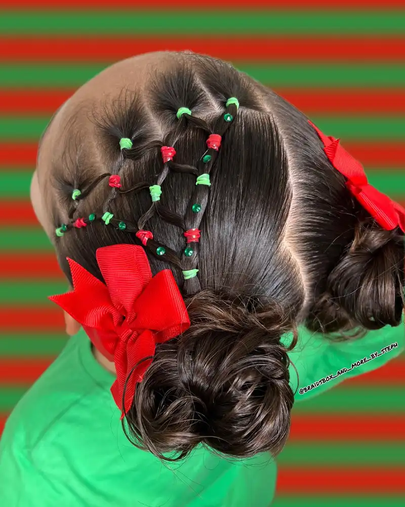 christmas hairstyles for kids