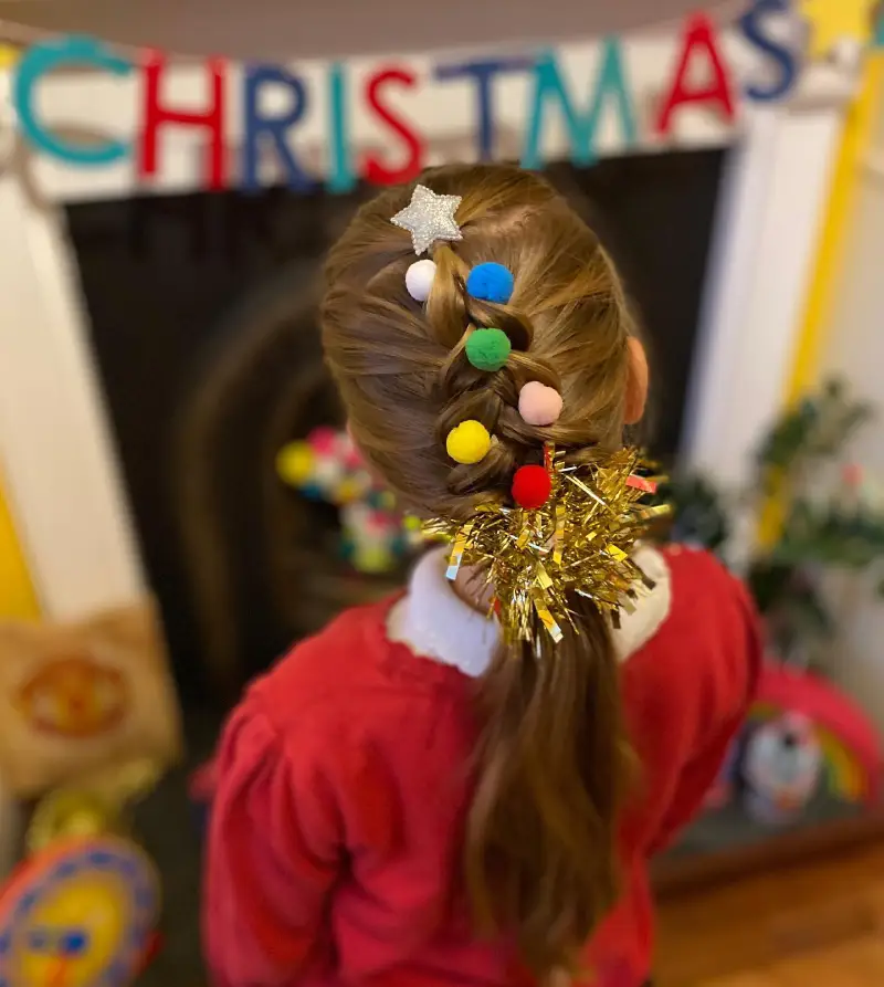 christmas hairstyles for kids