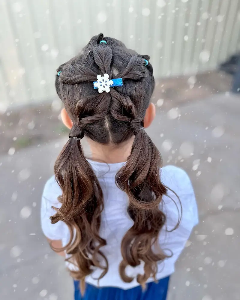 christmas hairstyles for kids