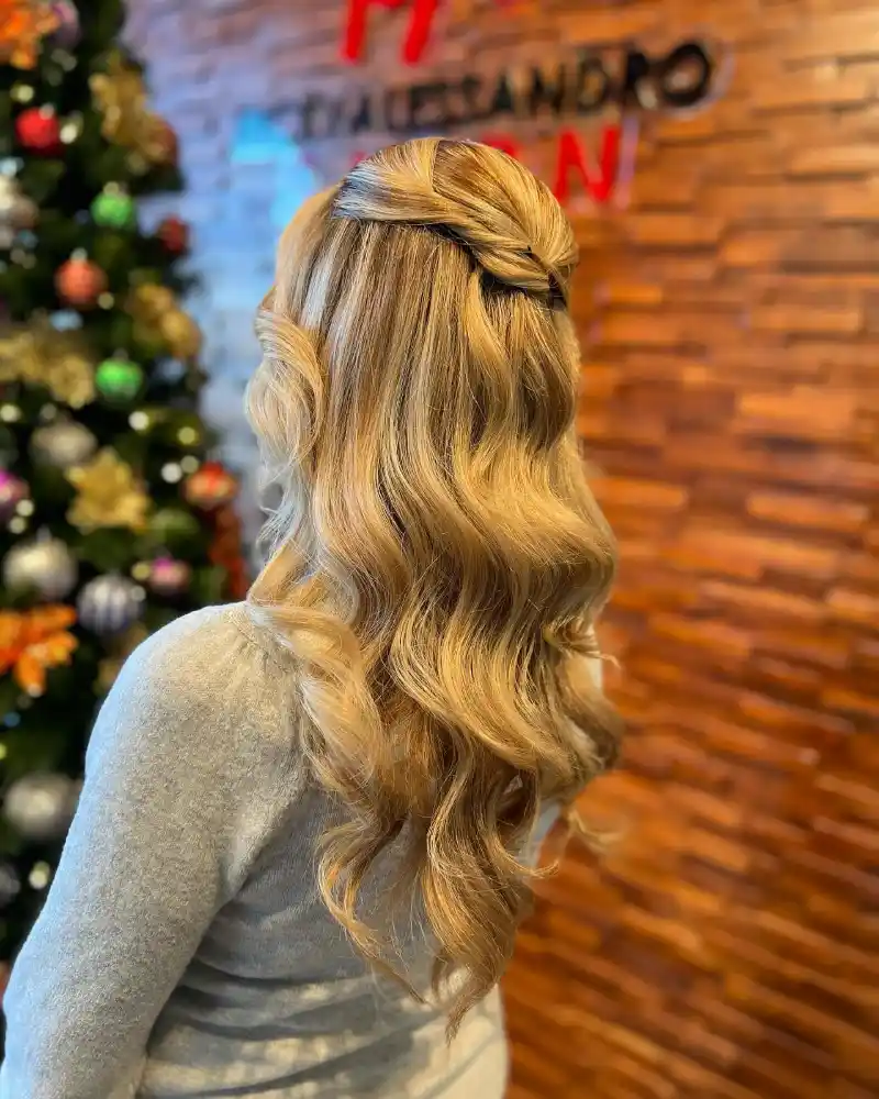 christmas party hairstyles