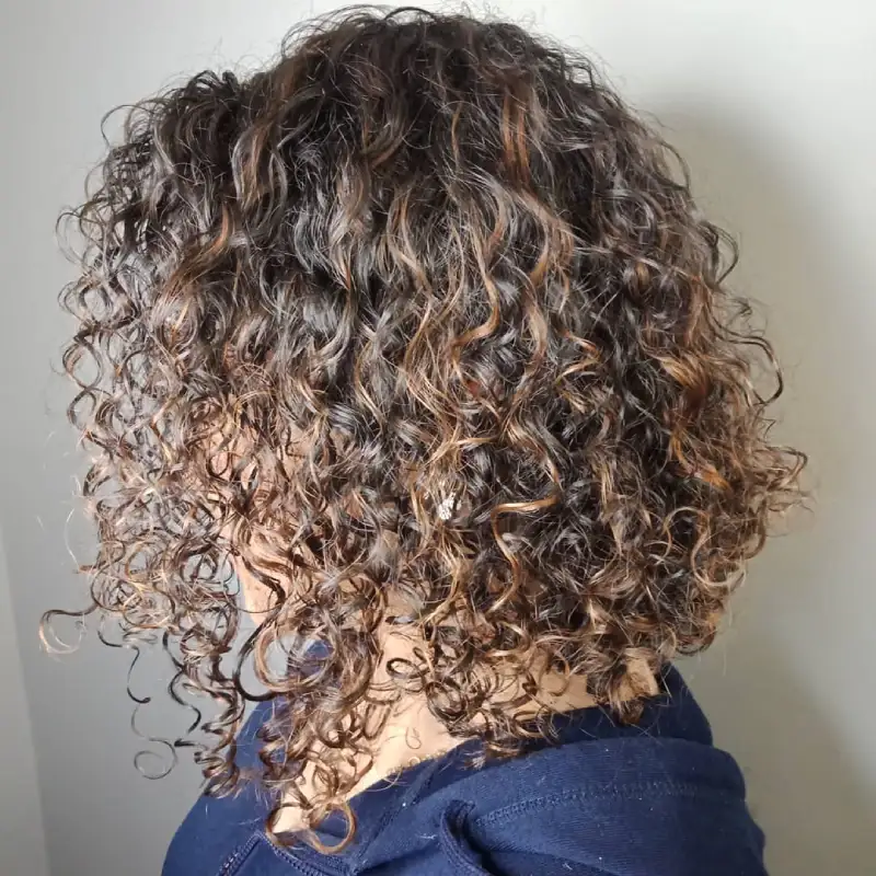 Curly Bobs for Older Women