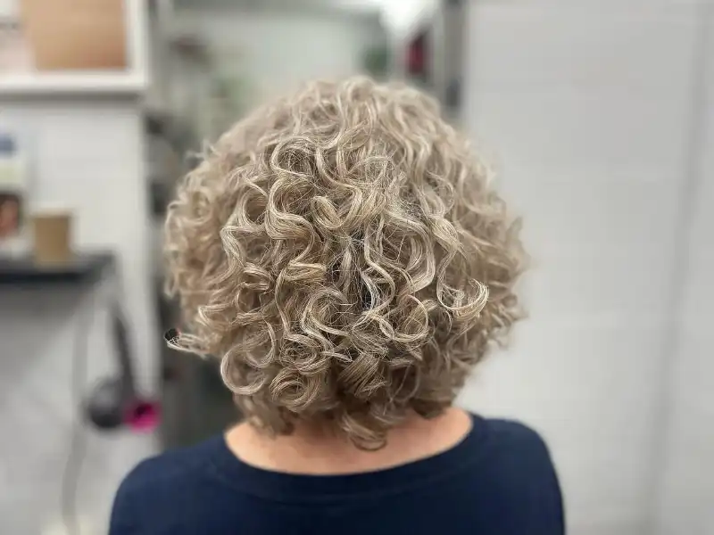 Curly Bobs for Older Women