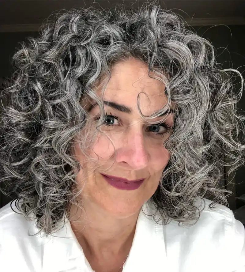 curly haircut for women over 79