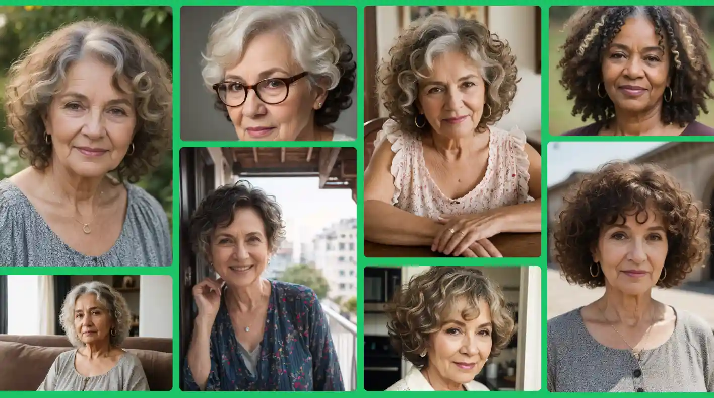  Curly Hairstyles Over 60