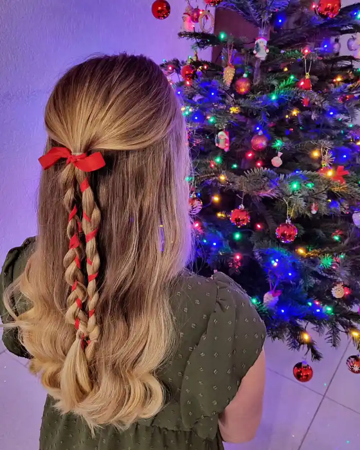 cute christmas hairstyles