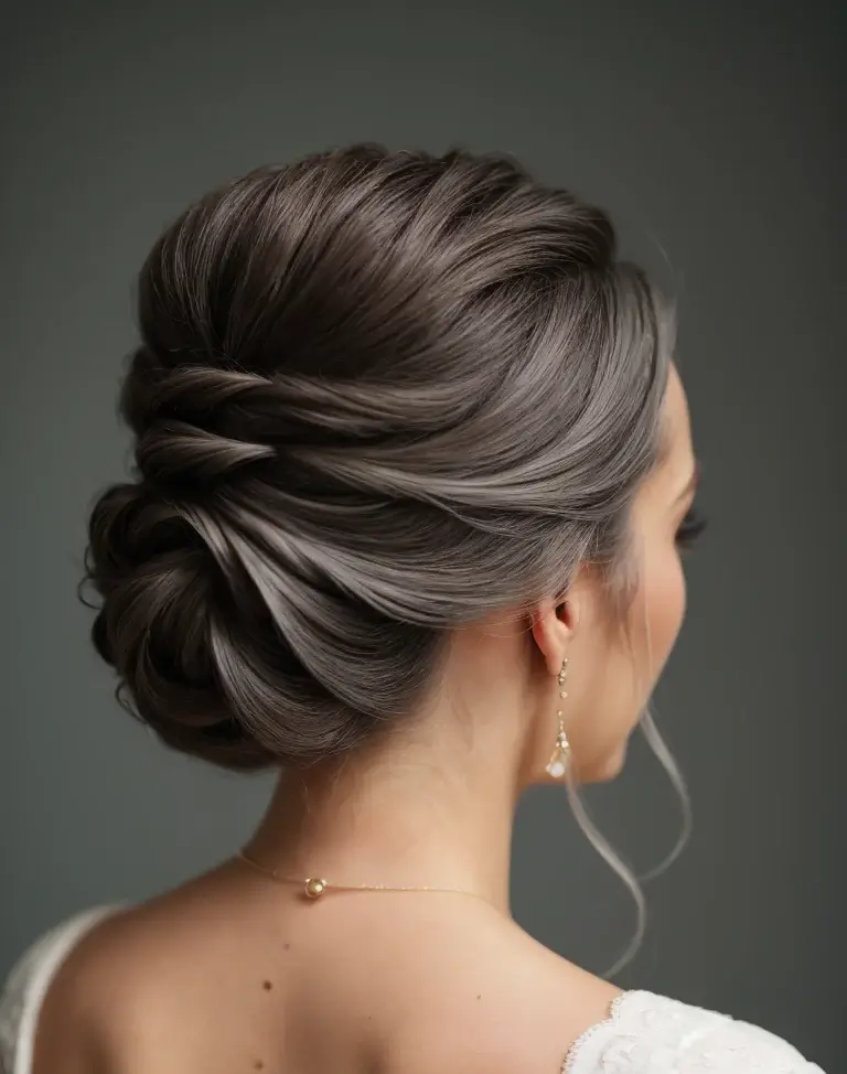 Gray Hairstyle for Women Over 70