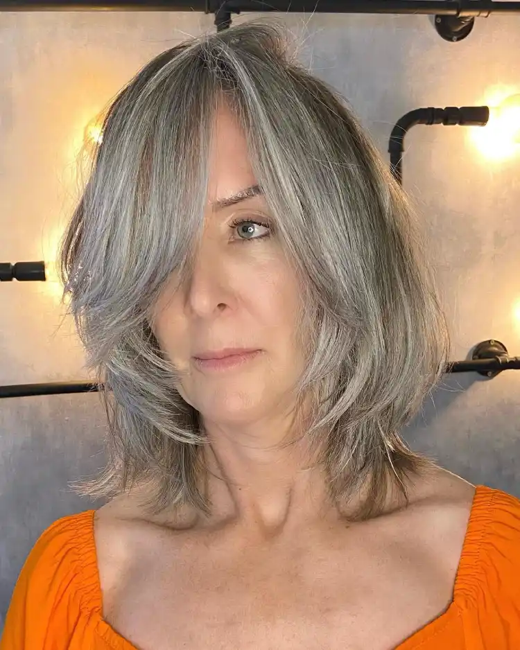 Haircuts for women over 70 with bangs