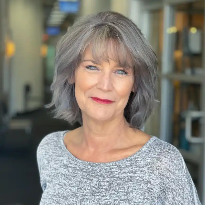 Haircuts for women over 70 with bangs