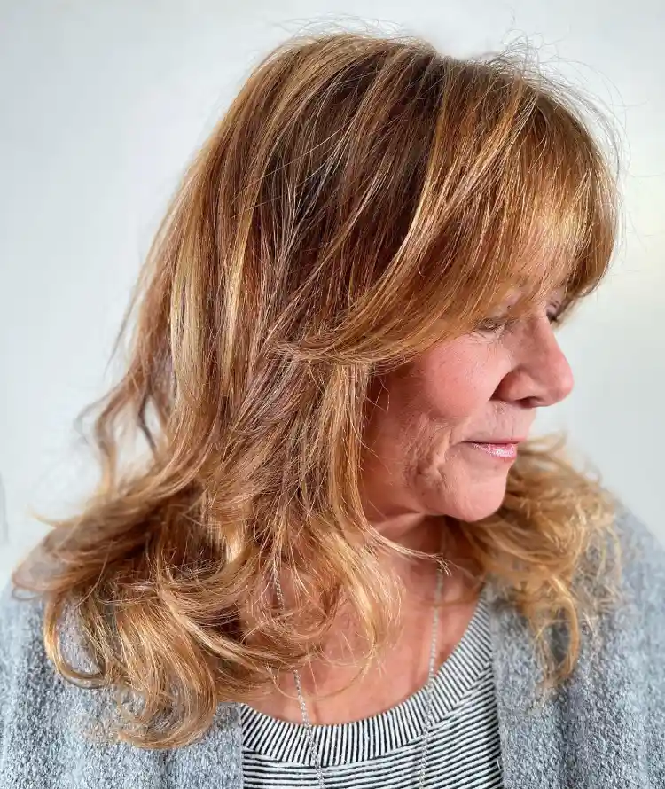 Haircuts for women over 70 with bangs