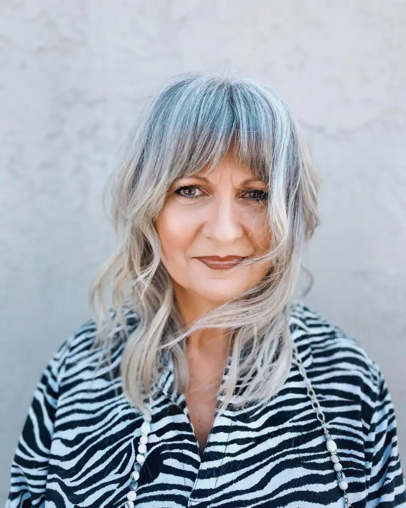 Haircuts for women over 70 with bangs