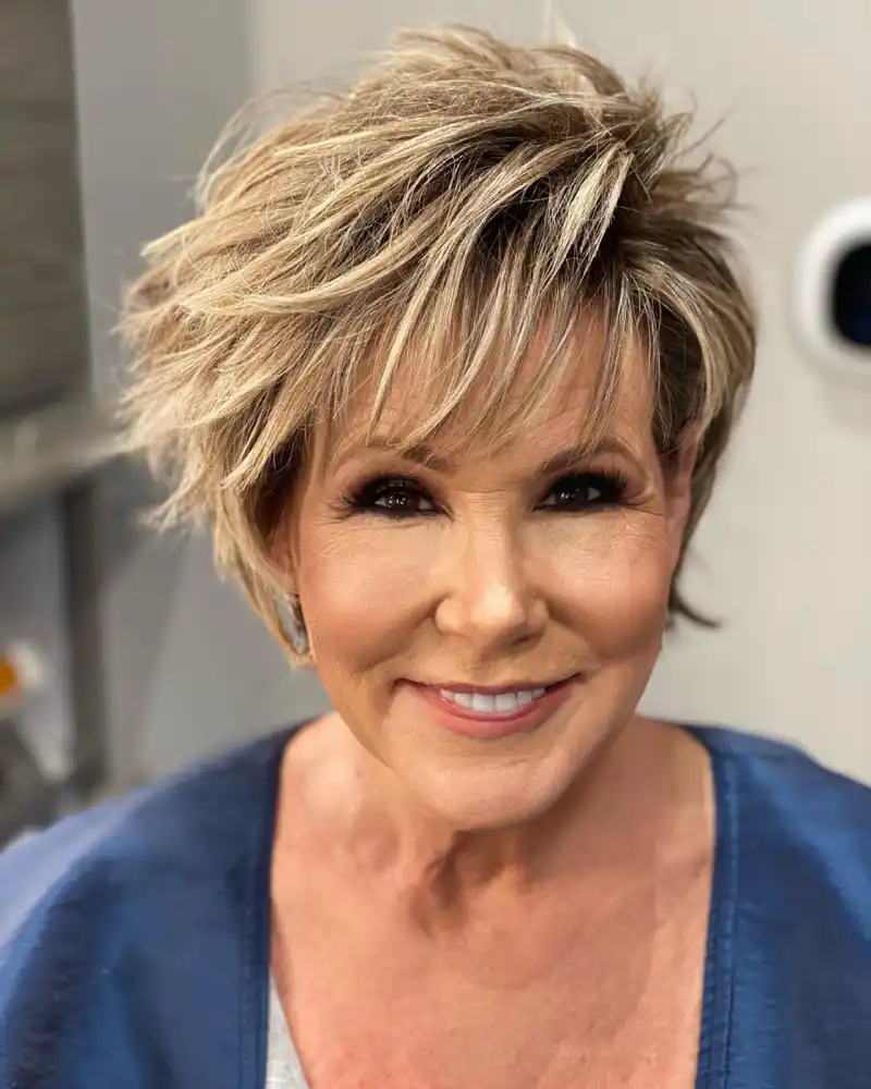 Haircuts for women over 70 with bangs