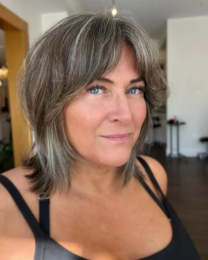 Haircuts for women over 70 with bangs