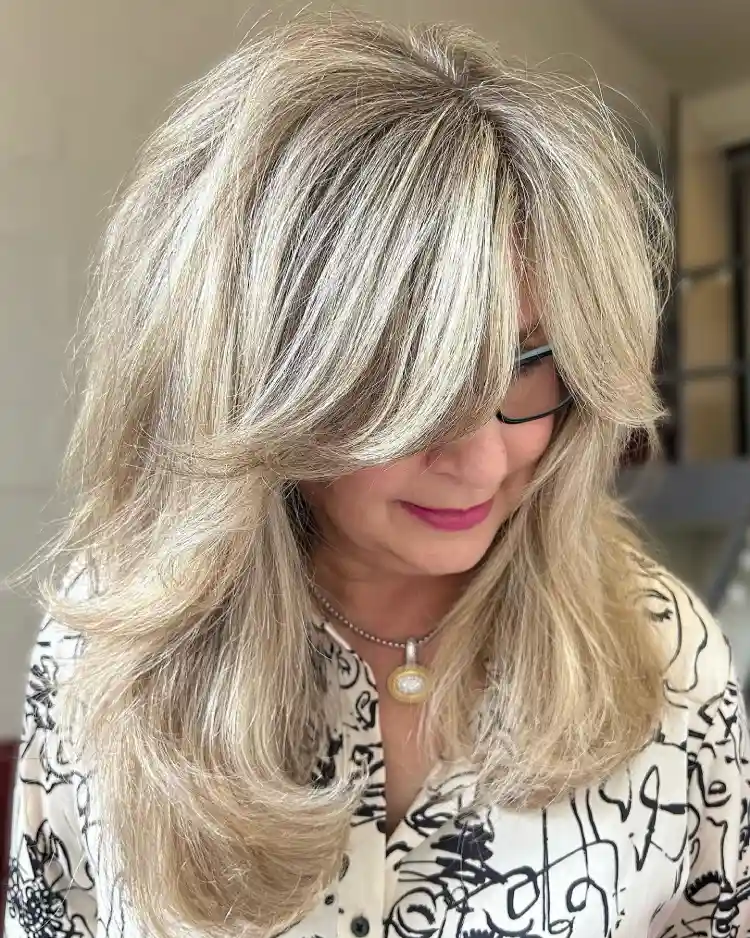 Haircuts for women over 70 with bangs