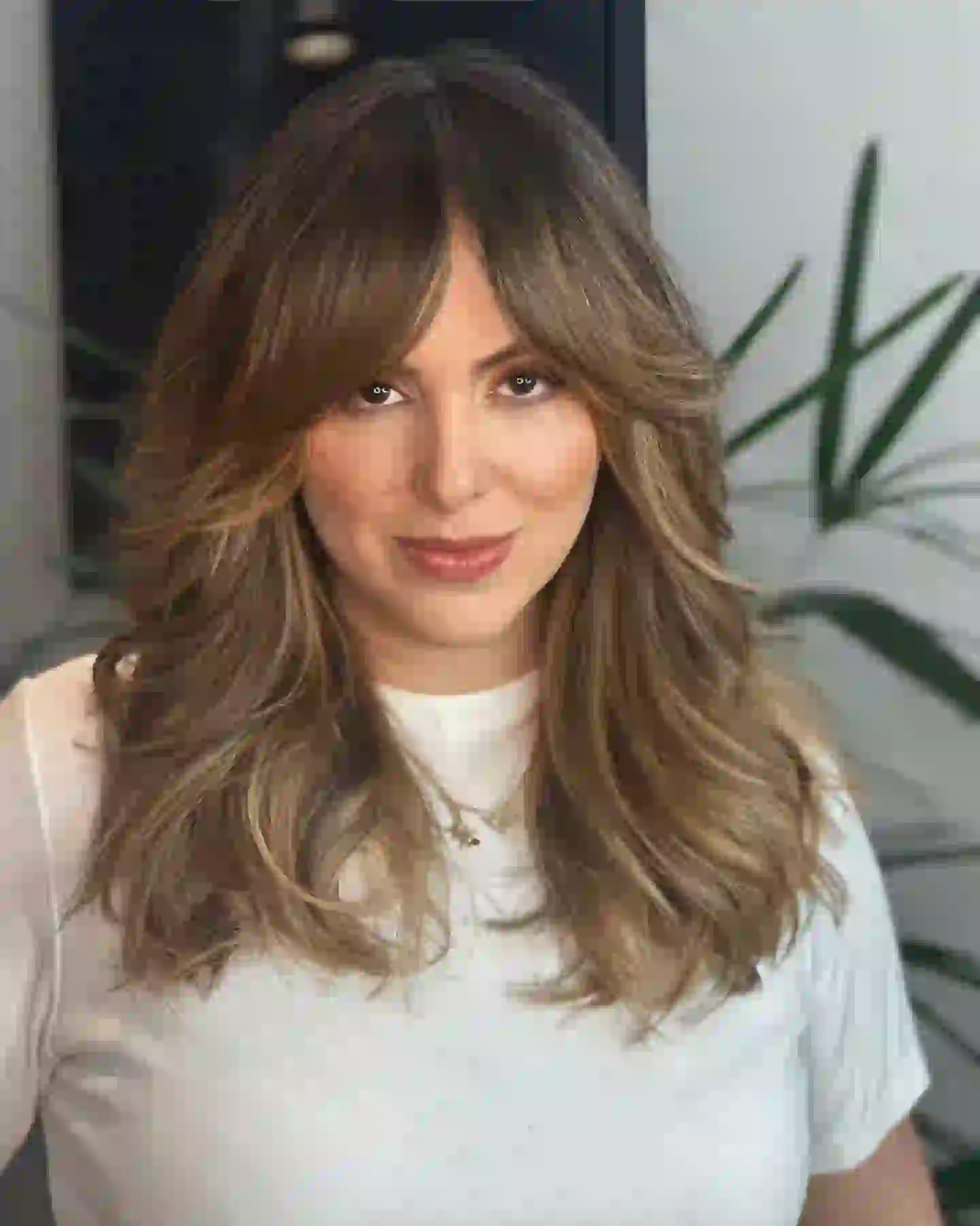 42 Gorgeous Layered Hair with Bangs