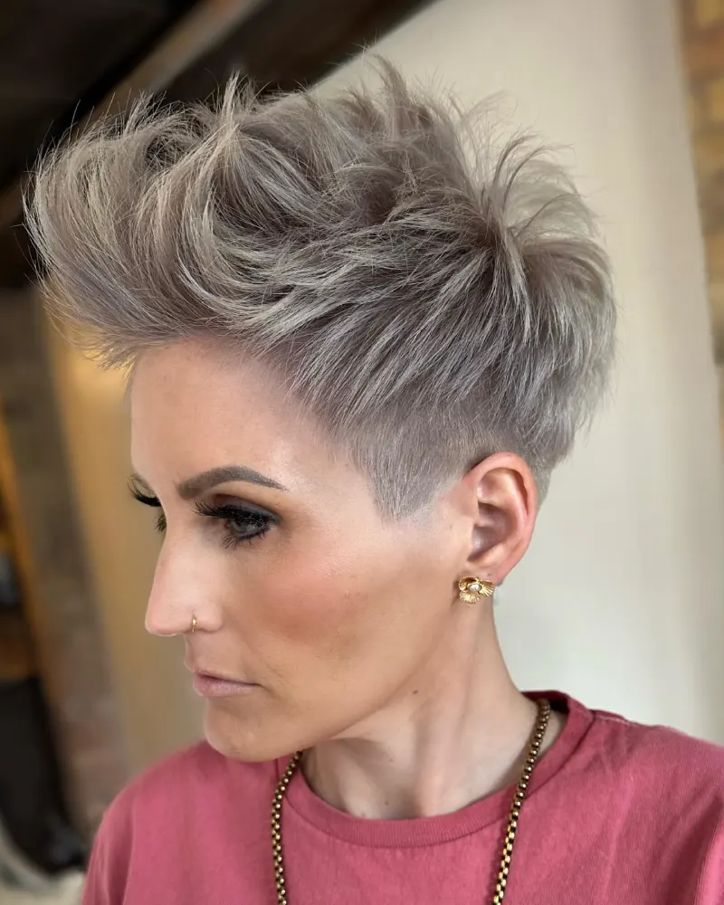 low maintenance short haircuts for older women