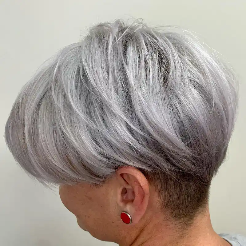 low maintenance short haircuts for older women