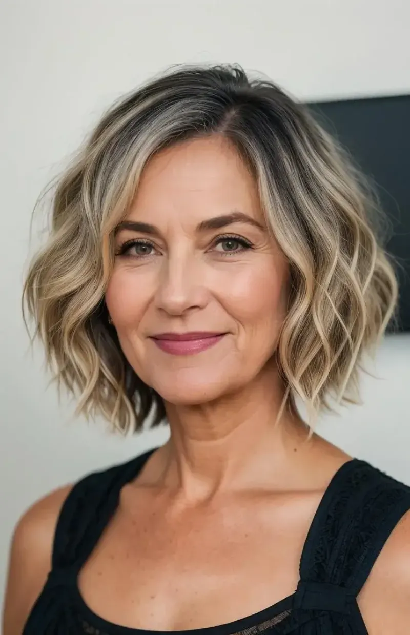 low maintenance short haircuts for older women