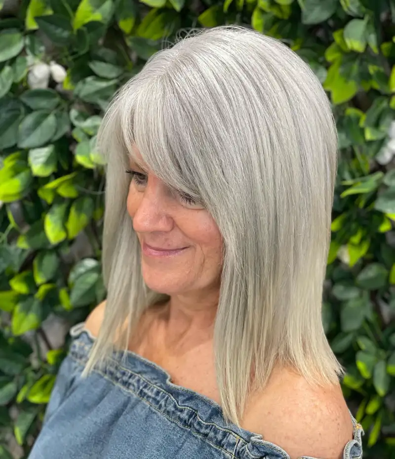 Medium Length Haircuts for Women Over 50