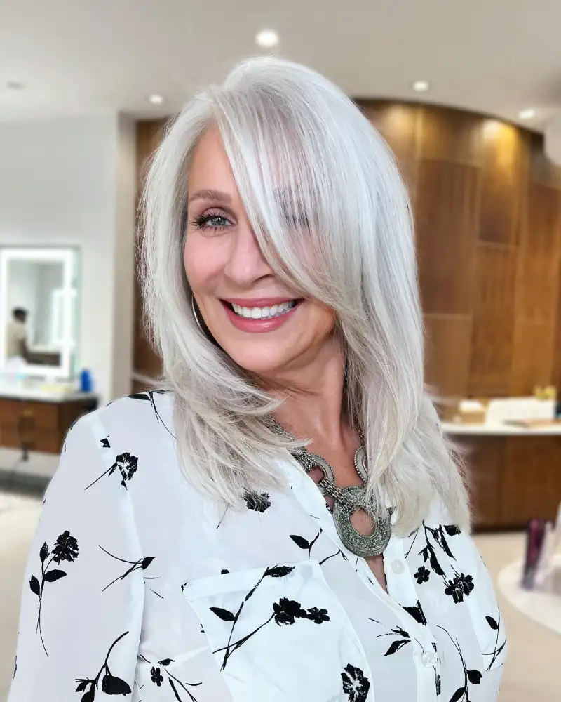 Medium Length Haircuts for Women Over 50