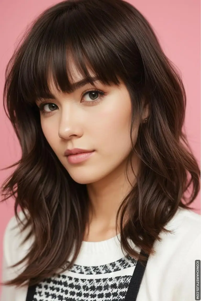 medium length layered haircuts