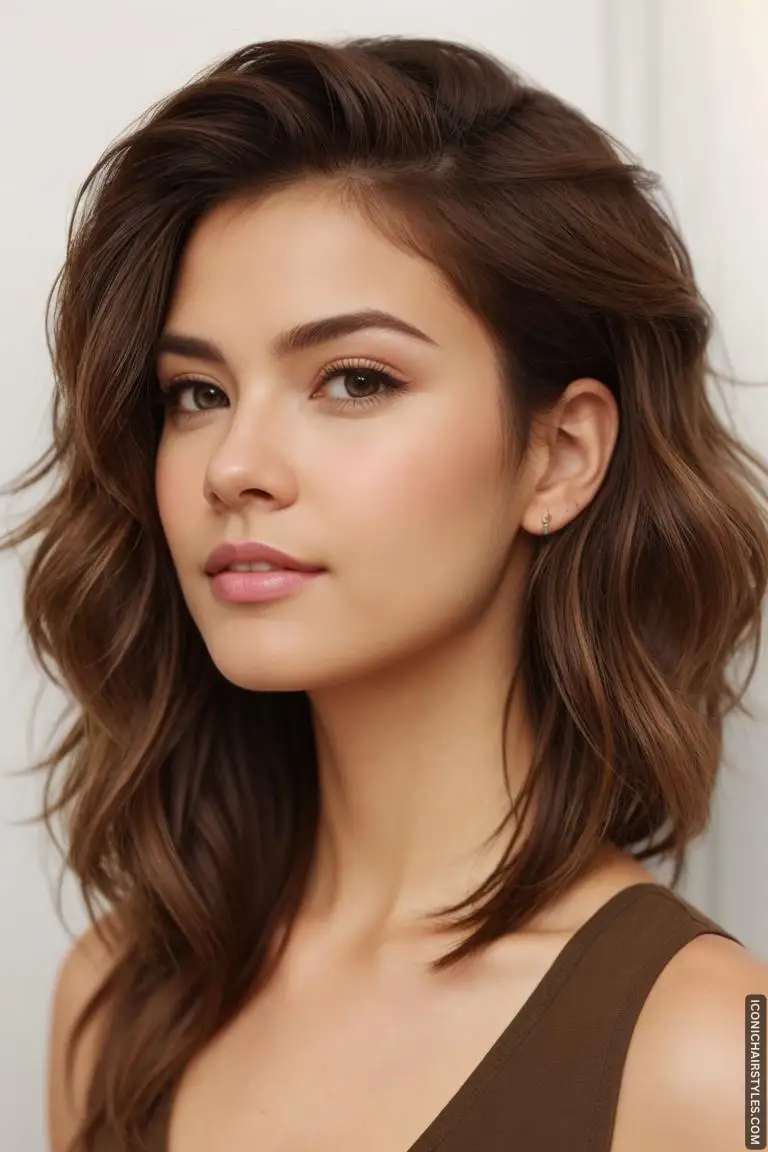 medium length layered haircuts